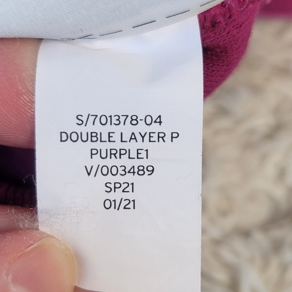 YZY X Gap Double Layered Purple Hoodie Size Small 6-7 - Picture 6 of 6
